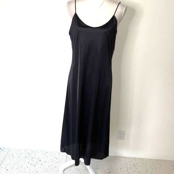 Vanity Fair Nylon Slip Womens Size 36 Vintage Adjustable Pullover Sleeveless - Picture 7 of 9